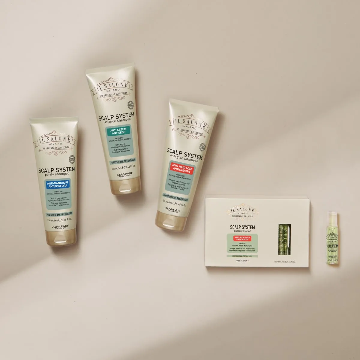 Produits groupage Scalp System line